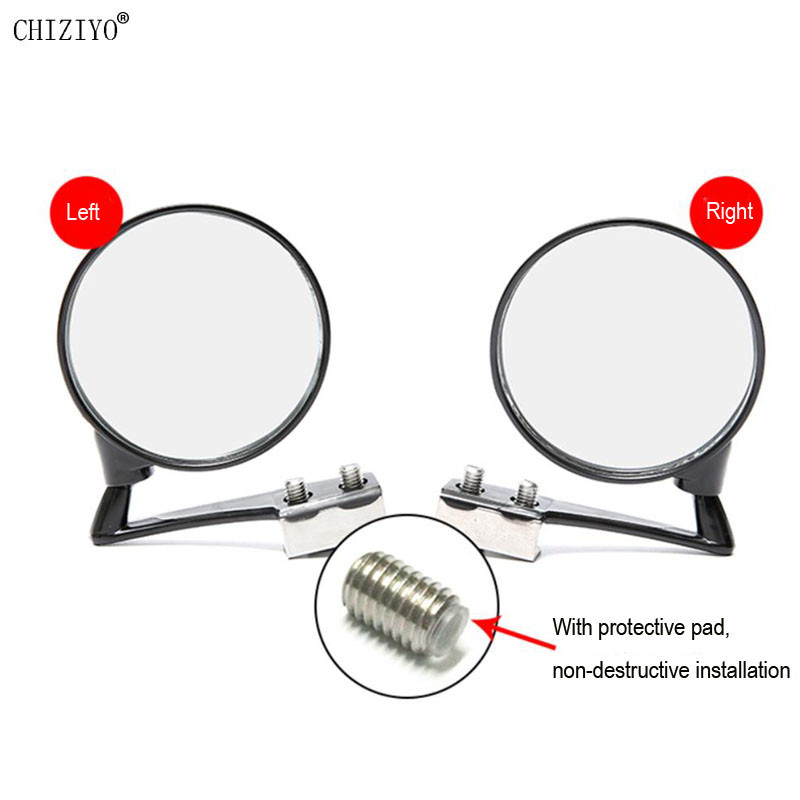 Auto vasaku ja parema esiratta pimetsooni peegel 360 kraadise pöördega lainurk bussi tahavaatepeegel surnud tsooni lisapeegel