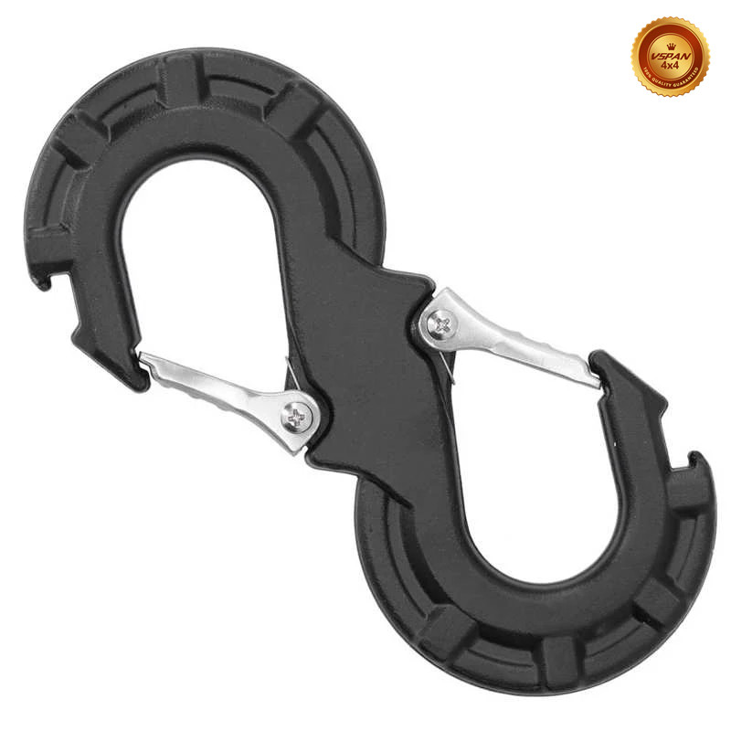 Αναβάθμιση Στερεά σφυρήλατο S-Shape Quick Rescue Shackle Trailer Γάντζος βαρούλκου για αυτοκίνητο JK TJ Offroad Towing Recovery Kit 4X4