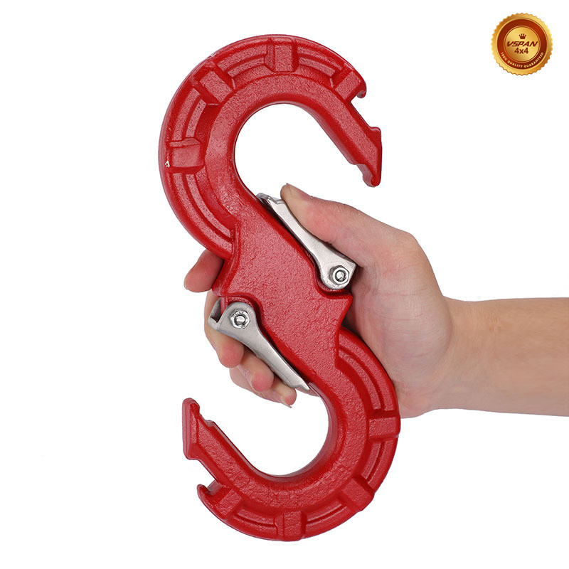 Αναβάθμιση Στερεά σφυρήλατο S-Shape Quick Rescue Shackle Trailer Γάντζος βαρούλκου για αυτοκίνητο JK TJ Offroad Towing Recovery Kit 4X4