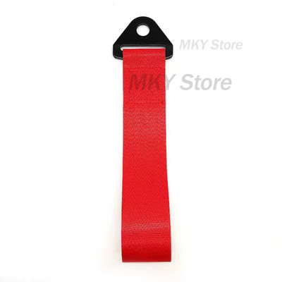 Σχοινί ρυμούλκησης Universal Pure Color Racing Car Tow Eye Strap Tow προφυλακτήρας γάντζος Μπάρα ρυμουλκούμενου νάιλον ιμάντα ρυμούλκησης υψηλής αντοχής