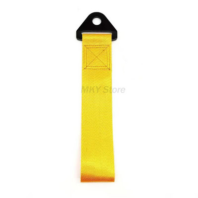 Σχοινί ρυμούλκησης Universal Pure Color Racing Car Tow Eye Strap Tow προφυλακτήρας γάντζος Μπάρα ρυμουλκούμενου νάιλον ιμάντα ρυμούλκησης υψηλής αντοχής