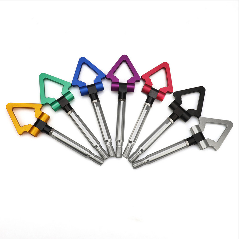 Cârlig de remorcare triunghiular din aluminiu pentru Subaru Auto Car Styling Sport Model Remorcă Cârlig de remorcare Inel Remorcare cu ochi Accesorii pentru mașină față-spate