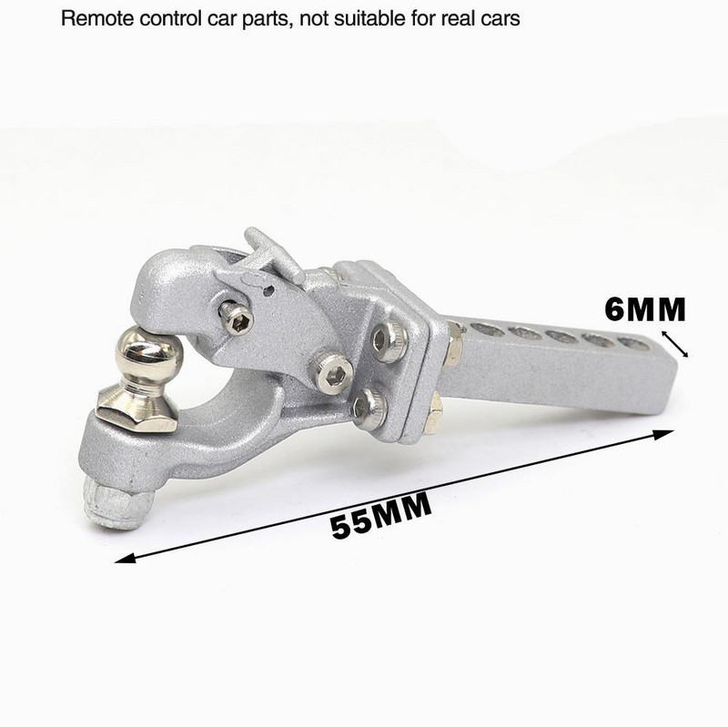 Prijemnik metalne kuke za vuču automobila za 1/10 RC gusjeničar Traxxas TRX4 TRX-6 G63 aksijalni SCX10ii 90046 d90 dijelovi za nadogradnju
