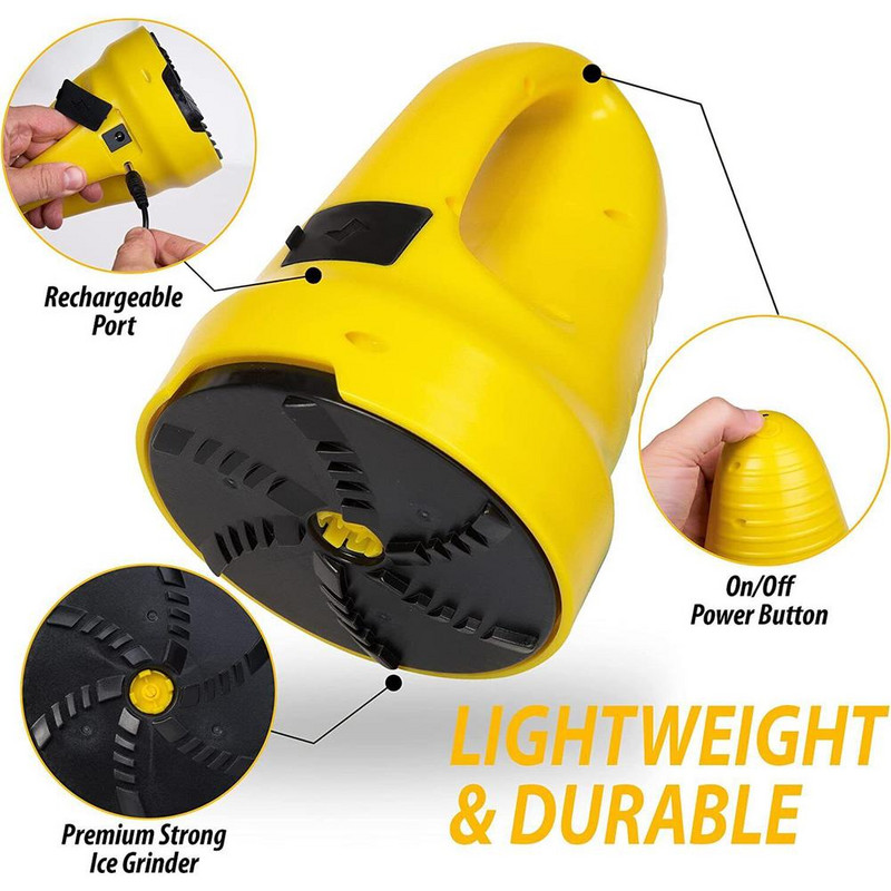 Usb-laetav elektriline lumekaabits Multifunktsionaalne esiklaasi akna jääeemaldus labidapuhastusvahend auto koduuksele