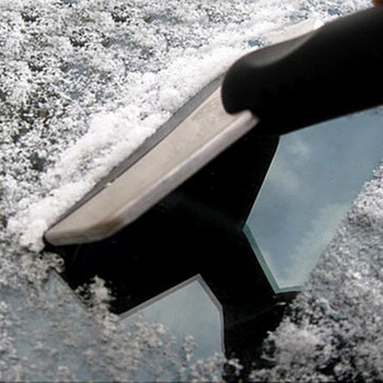 Автомобилна неръждаема лопата за сняг Автомобилен инструмент за премахване на лед Зимно изстъргване Автомобилен инструмент Зимни автомобилни аксесоари Автомобилен стайлинг за открито