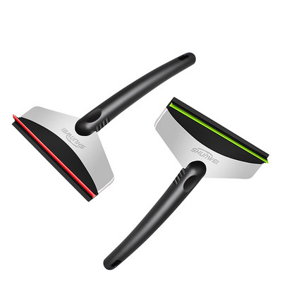 Ξύστρα πάγου αυτοκινήτου Φορητό από ανοξείδωτο χάλυβα Φτυάρι για πλύσιμο οχήματος με εκτεταμένη λαβή χειμερινό καθαριστικό παρμπρίζ