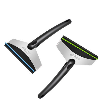 Ξύστρα πάγου αυτοκινήτου Φορητό από ανοξείδωτο χάλυβα Φτυάρι για πλύσιμο οχήματος με εκτεταμένη λαβή χειμερινό καθαριστικό παρμπρίζ