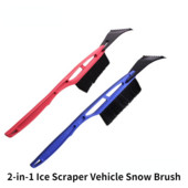 1 τεμ. 2 σε 1 Ice Scraper Vehicle Snow Brush Αφαίρεση Χιονιού Λαβή Παραθύρου Αυτοκινήτου Winter Snow Cleaner