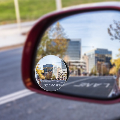 Кола 360° широкоъгълно кръгло изпъкнало огледало Автомобил HD Blind Spot Огледало за обратно виждане Car Dead Angle Blindspot Mirror Автомобилни аксесоари 1/2 бр.