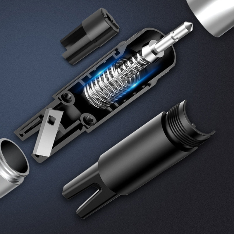 Escape Hammer lango pertraukiklis saugos diržo pjoviklis Hammer avarinis automobilio saugos plaktukas lauko gelbėjimo įrankis