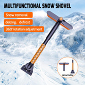 Φτυάρι αυτοκινήτου Επεκτάσιμο Ξύστρα πάγου αυτοκινήτου Παρμπρίζ Παγοθραυστήρα Γρήγορης Καθαρισμού Βούρτσας Γυαλιού Χιονοστιβάδα Χειμερινά Αξεσουάρ αυτοκινήτου