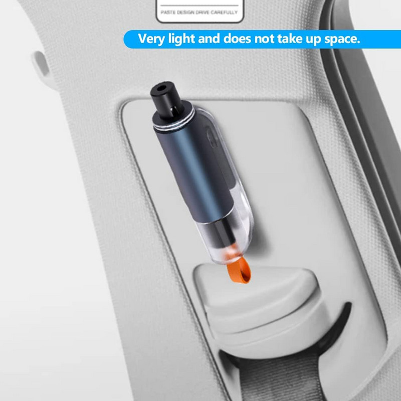 1 buc 2-în-1 Mini spargător de geamuri auto de siguranță Ciocan de urgență Cutter centură de siguranță Instrument de evacuare de salvare pentru ferestre Spărgător de sticlă tip arc