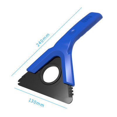 Racletă pentru îndepărtarea zăpezii din plastic Lopătă durabilă pentru ferestre automată Perie portabilă de sticlă Dispozitiv de îndepărtare a zăpezii Multifuncțională pentru accesorii de iarnă