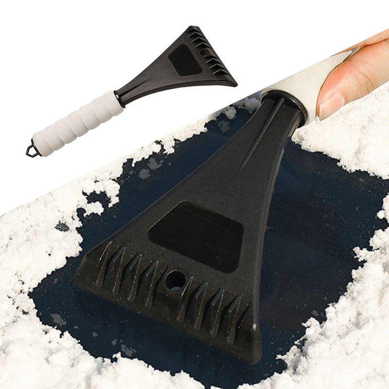 Racletă pentru îndepărtarea zăpezii din plastic Lopătă durabilă pentru ferestre automată Perie portabilă de sticlă Dispozitiv de îndepărtare a zăpezii Multifuncțională pentru accesorii de iarnă