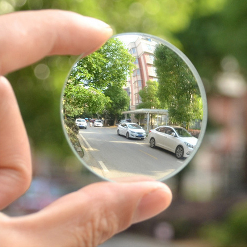 360 de grade Adjustabe HD Sticla 2" convexă unghi larg vedere din spate oglindă punct mort pentru mașină marșarier parcare vehicul oglinzi fără rame