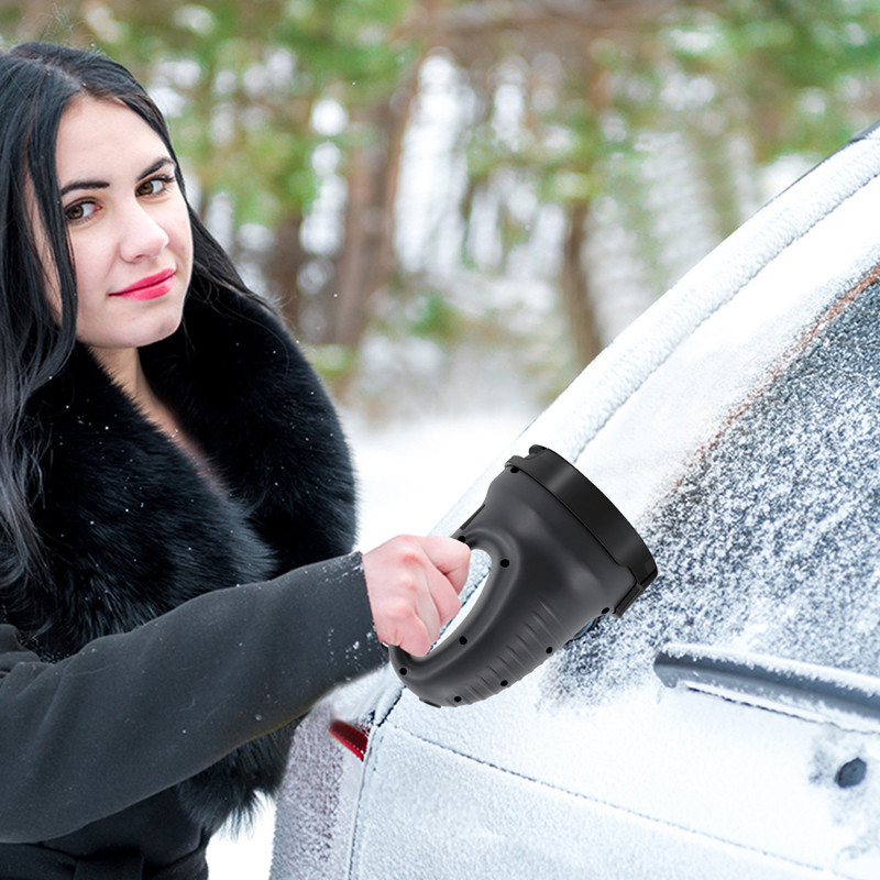 Ξύστρα πάγου αυτοκινήτου USB Ηλεκτρική θερμαινόμενη αφαίρεση χιονιού για γυαλί παρμπρίζ αυτοκινήτου Εργαλείο καθαρισμού πάγου
