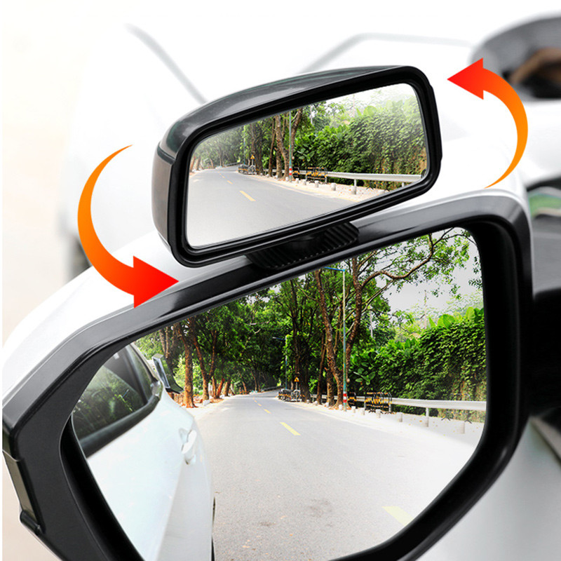 Oglinzi spate cu unghi larg reglabile Oglindă retrovizoare auxiliară cu unghi larg rotativ 360° Oglindă pentru unghi orb