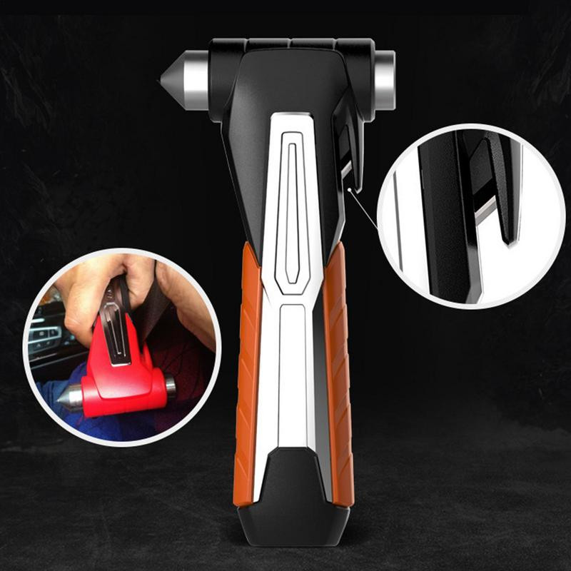 2 în 1 Multi Mini Ciocan de siguranță Ciocan pentru mașină de urgență Sparg de sticlă Cutter centură de siguranță Fereastră ruptă Instrument cu lamă de evacuare Instrument pentru cuțit