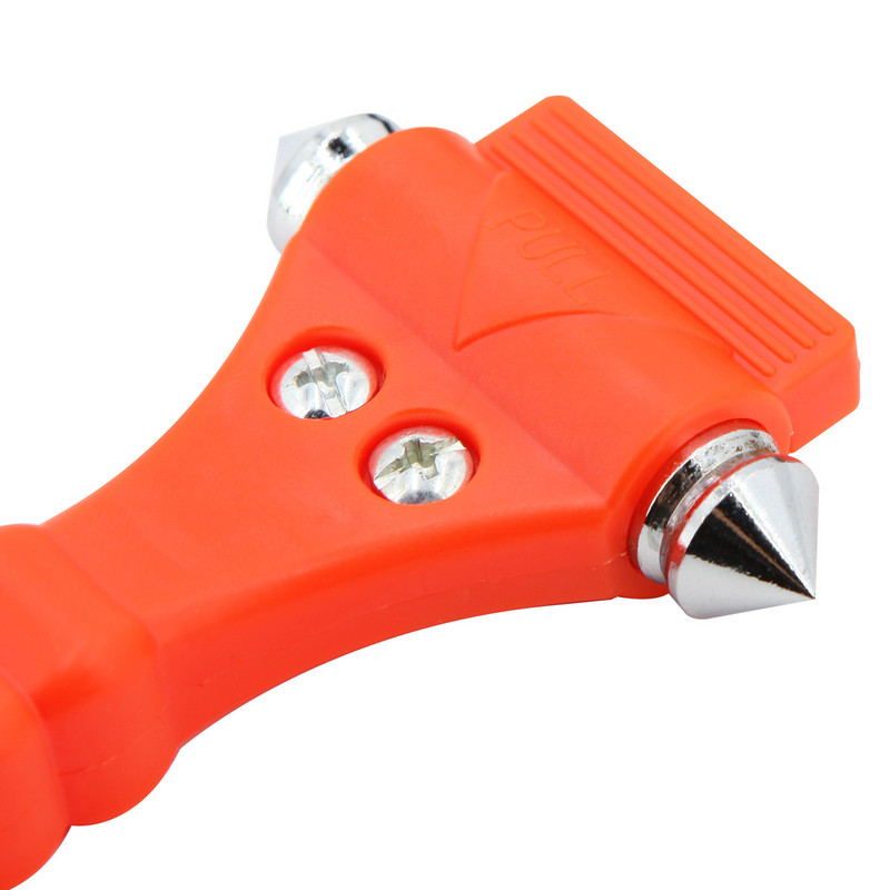 2 viename automobilio savipagalbos pabėgimo plaktukas Mini avarinio pabėgimo įrankis gaisro avarinio lango pertraukiklis, trenkantis stiklas, automobilio gelbėjimo plaktukas