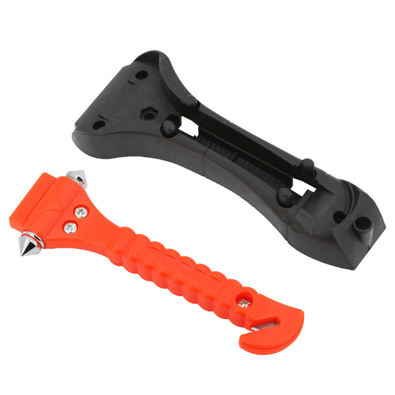 2 viename automobilio savipagalbos pabėgimo plaktukas Mini avarinio pabėgimo įrankis gaisro avarinio lango pertraukiklis, trenkantis stiklas, automobilio gelbėjimo plaktukas