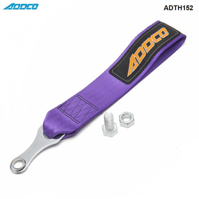 Cureaua de remorcare universală față și spate RACING / cârlig de remorcare universal jdm pentru mașini și camioane ADTH152