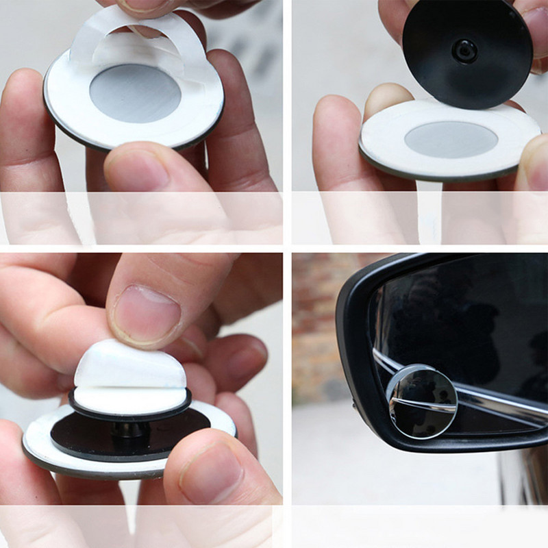 HD pimenurga peegel auto lainurkpeegel 360 kraadi reguleeritav tagurpidi sõiduki parkimine sõiduohutus tahavaade kumer peeglid