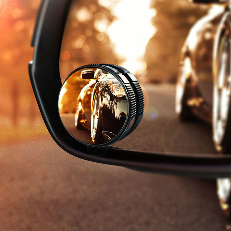 2x βεντούζα αυτοκινήτου Κυρτός καθρέφτης τυφλού σημείου υψηλής ευκρίνειας ευρυγώνιος 360 μοιρών ρυθμιζόμενος βοηθητικός στρογγυλός καθρέφτης οπισθοπορείας