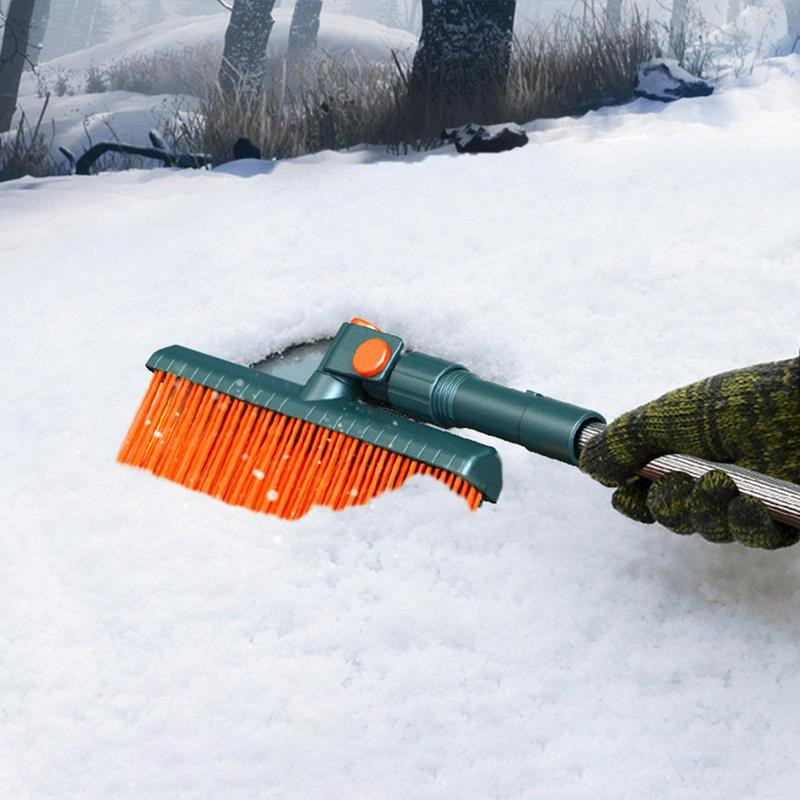 Automašīnu sniega birste Noņemama automašīnu birste un ledus skrāpja putu rokturis Lieljaudas sniega skrāpju birstes sniega tīrīšanas līdzeklis automašīnām kravas automašīnām SUV