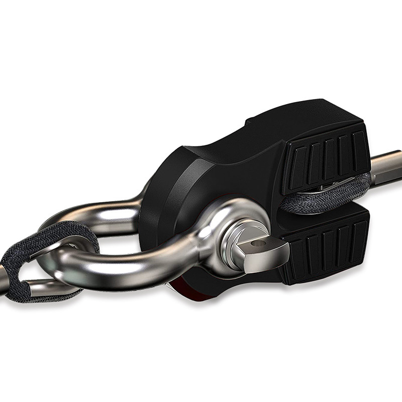 Alumiiniumist vintsikonksu trossi haagise konksu ühendus, lame võlli kinnituskomplekt puksiirveoautole ATV UTV vintsiliinid vintsikonks