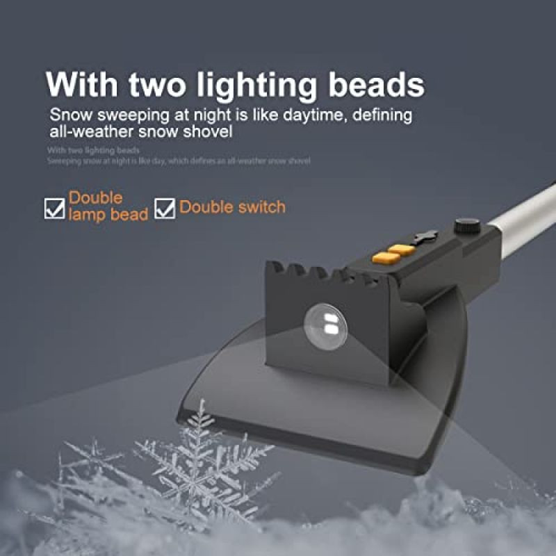 Πολυλειτουργικό φτυάρι αυτοκινήτου Αυτόματη βούρτσα αφαίρεσης χιονιού παραθύρου καθαρισμού χιονιού για χειμερινό ξύστρο πάγου Φτυάρι