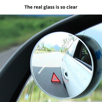 Автомобилно 360-градусово широкоъгълно регулируемо въртене Кръгло изпъкнало огледало Автомобилно превозно средство за обратно виждане Допълнителни огледала за мъртвата точка Автомобилни аксесоари