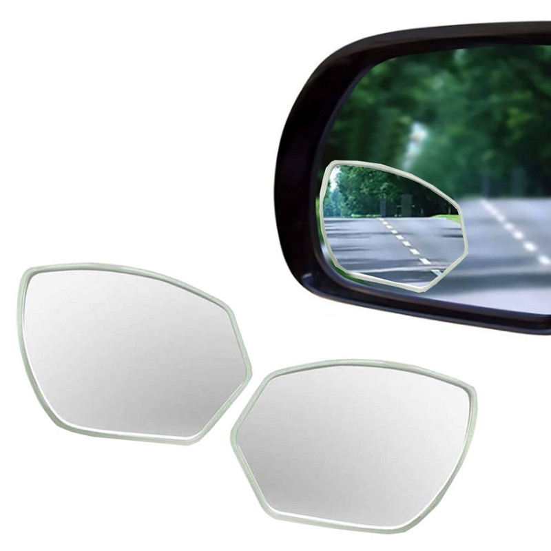 2 τμχ Καθρέφτης τυφλών σημείων αυτοκινήτου Universal Περιστρεφόμενος ευρυγώνιος καθρέφτης οπισθοπορείας Βοηθητικός κυρτός καθρέφτης Ασφάλεια οδήγησης αξεσουάρ αυτοκινήτου