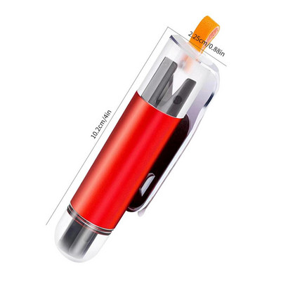 Automašīnas drošības āmurs Mini automašīnas āmura griezējs ar aizsargpārsegu Drošības āmura rīks Alumīnija sakausējuma apvalka atslēgu piekariņš automašīnas evakuācijas rīks