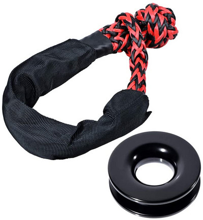 2021. gada zils, sintētisks, mīksts važas atjaunošanas gredzens 38 000 mārciņu UHMWPE virves važas 4 x 4 kvadracikla UTV apvidus auto bezceļa atjaunošanai jūras lauksaimniecībai