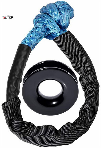 2021. gada zils, sintētisks, mīksts važas atjaunošanas gredzens 38 000 mārciņu UHMWPE virves važas 4 x 4 kvadracikla UTV apvidus auto bezceļa atjaunošanai jūras lauksaimniecībai