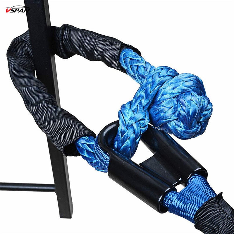 2021. gada zils, sintētisks, mīksts važas atjaunošanas gredzens 38 000 mārciņu UHMWPE virves važas 4 x 4 kvadracikla UTV apvidus auto bezceļa atjaunošanai jūras lauksaimniecībai