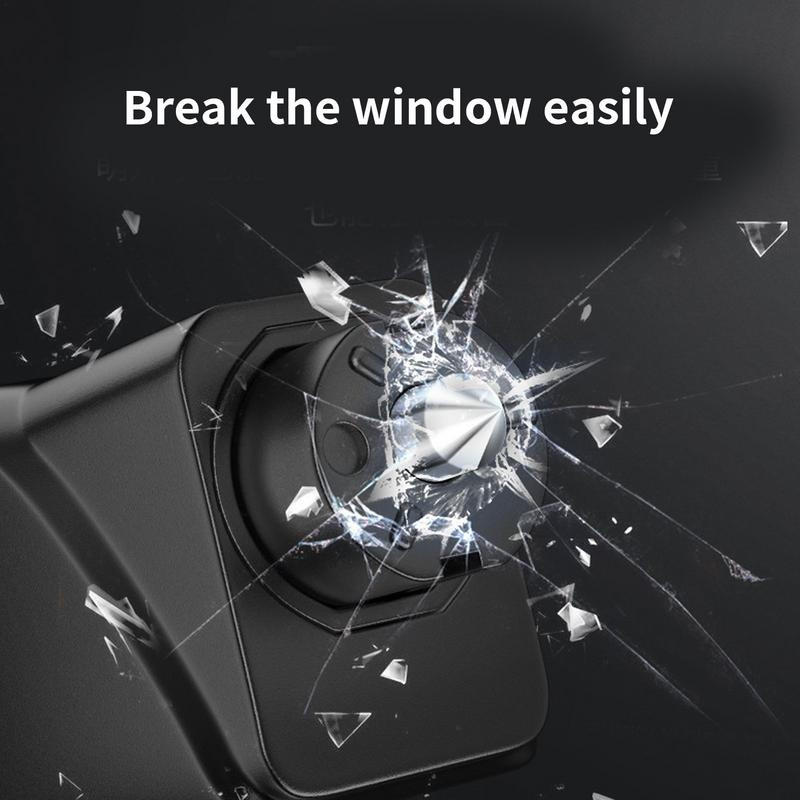 Ohutusaknamurdja 2-ühes aknamurdja ja turvavöö lõikur Kaasaskantav aknamurdmise päästetööriist enesepäästmiseks