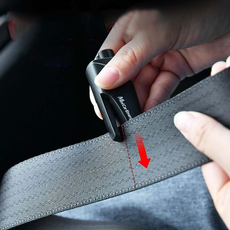 Ohutusaknamurdja 2-ühes aknamurdja ja turvavöö lõikur Kaasaskantav aknamurdmise päästetööriist enesepäästmiseks