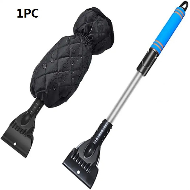 Ξύστρα πάγου αυτοκινήτου Αφαίρεση χιονιού με ζεστά γάντια Παρμπρίζ αυτοκινήτου Εργαλείο απόξεσης χιονιού καθαρισμού χιονιού Auto Ice Breaker Φτυάρι χιονιού