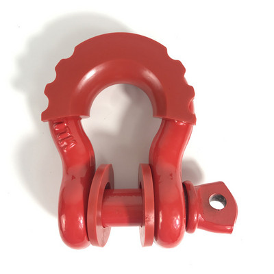 Vspan 5/8-tolline D-rõngas, punane võll, 13T purunemistugevus koos ahela isolaatori ja seibi komplektiga haakeseadme vintsi maastikusõiduki taastamiseks