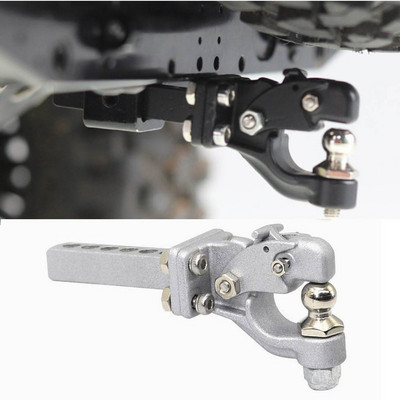 Car Metal Tow Hook Drop Hitch Receiver Upgrade Parts for 1/10 RC Crawler Traxxas TRX4 TRX-6 G63 Axial SCX10ii 90046 d90