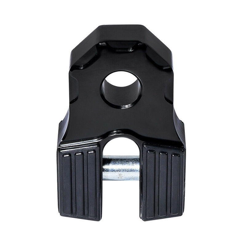 Alumiiniumist vintsikonksu trossi haagise konksu ühendus, lame võlli kinnituskomplekt puksiirveoautole ATV UTV vintsiliinid vintsikonks