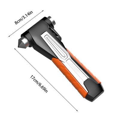 Ciocan de siguranță pentru mașină Dispărător de sticlă pentru geamuri Ciocan și tăietor centură de siguranță Mini instrument de salvare pentru automobile Ciocan de salvare multifuncțional