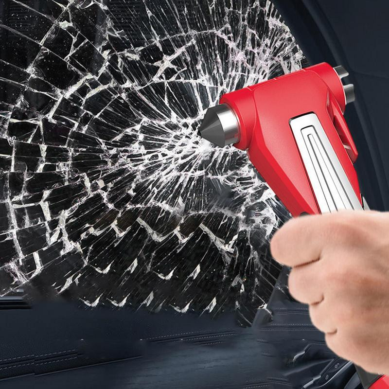 Ciocan de siguranță pentru mașină Dispărător de sticlă pentru geamuri Ciocan și tăietor centură de siguranță Mini instrument de salvare pentru automobile Ciocan de salvare multifuncțional