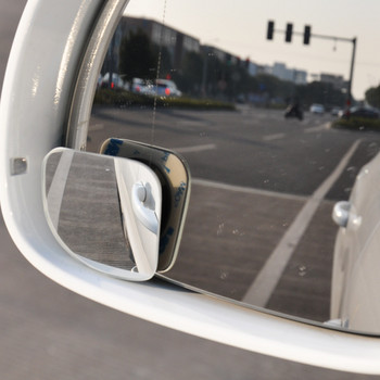 Кола 360 Огледало за обратно виждане Широкоъгълно изпъкнало огледало Автомобил Странично превозно средство Blindspot Blind Spot Mirror Wide Auto Motorcycle Rear View