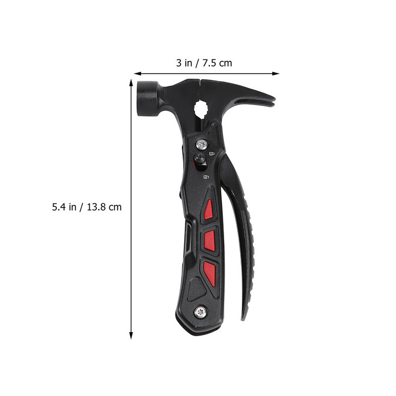 1 vnt. Profesionalus Naudingas automobilio avarinis plaktukas Automobilio plaktukas stovyklavimo įrankių plaktukas