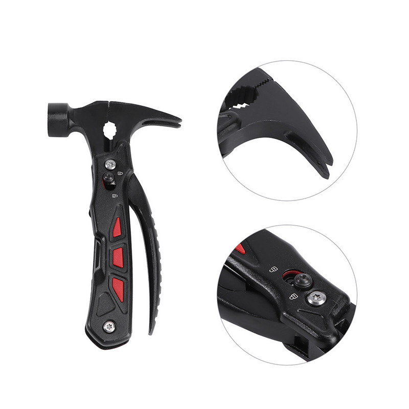 1 vnt. Profesionalus Naudingas automobilio avarinis plaktukas Automobilio plaktukas stovyklavimo įrankių plaktukas