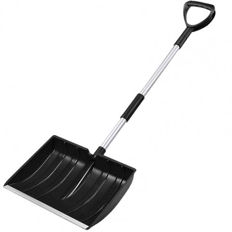 Roostevastane praktiline mootorsaani labidas alumiiniumist käepidemega Kõrge tugevusega lumelabidas, reguleeritava pikkusega hädaabitööriist