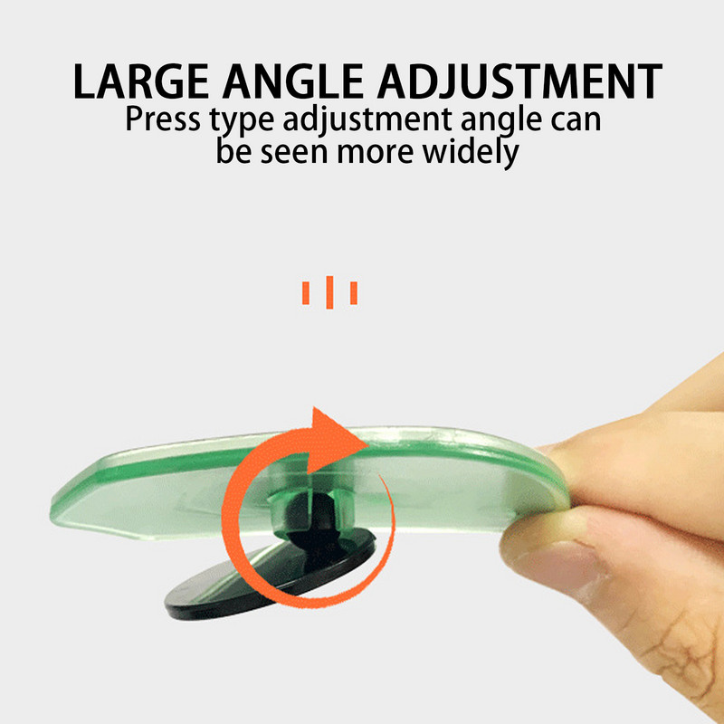 2 τεμάχια 360 μοιρών HD καθρέφτης τυφλού σημείου Ρυθμιζόμενος οπίσθιος κυρτός καθρέφτης αυτοκινήτου για όπισθεν ευρυγώνιος καθρέφτης στάθμευσης χωρίς ζάντα