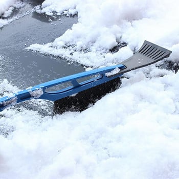 Инструменти за почистване на стъргалка за лед Лопата за сняг Синя/червена подвижна универсална висококачествена автомобилна четка за сняг